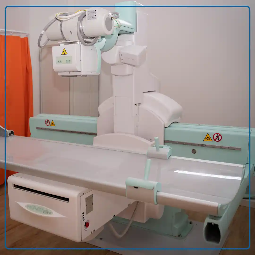 Immagine di un macchinario per Radiografie (RX). Foto utilizzata per la pagina Radiografia.